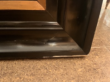 Flemish school, follower of David Teniers (1610-1690): The rich man being led to hell, oil on canvas, ca. 1700