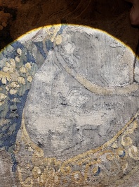 A fragment of a Flemish wall tapestry, Brussels or Oudenaarde, 17th C.