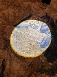 A fragment of a Flemish wall tapestry, Brussels or Oudenaarde, 17th C.