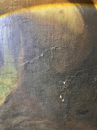 European school: The penance of Mary Magdalene, oil on canvas, ca. 1700