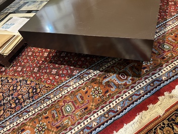 A rectangular design coffee table in the style of Willy Rizzo, 3rd quarter 20th C.