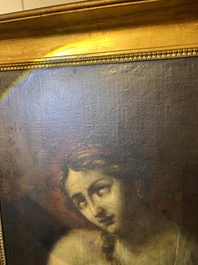 European school: The penance of Mary Magdalene, oil on canvas, ca. 1700