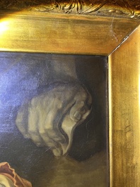 Frans van Kuyck (1852 - 1915): Still life in the artist's studio, oil on canvas, dated June 3 1869