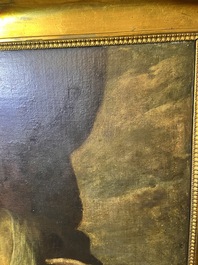 European school: The penance of Mary Magdalene, oil on canvas, ca. 1700