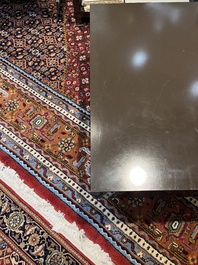 A rectangular design coffee table in the style of Willy Rizzo, 3rd quarter 20th C.