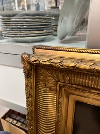 Ad&egrave;le Evrard (1792-1889): Hunting still life with grapes and poultry, oil on panel, dated 1820