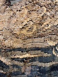 A Flemish verdure wall tapestry with two swans in a lake, probably Oudenaarde, late 17th C.