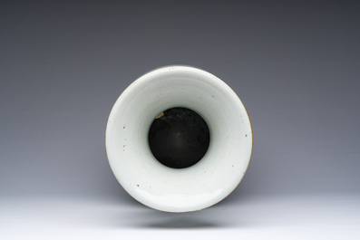 A Chinese famille rose 'Immortals' vase, 19th/20th C.