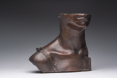 Igor Mitoraj (1944-2014): Stella, brown patinated bronze, foundry mark 'Fonderia Tesconi Pietrasanta', ed. 158/250, (1980)