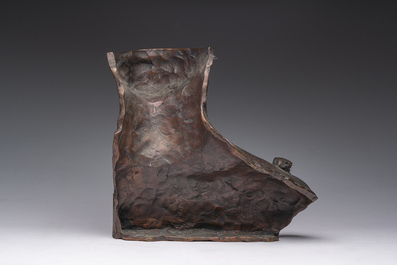 Igor Mitoraj (1944-2014): Stella, brown patinated bronze, foundry mark 'Fonderia Tesconi Pietrasanta', ed. 158/250, (1980)