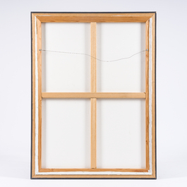 Thangka figurant 'Bhavacakra' ou 'La Roue de le Vie', N&eacute;pal, 20&egrave;me si&egrave;cle