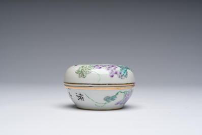 A varied collection of Chinese blue, white and famille rose porcelain, Yongzheng and later