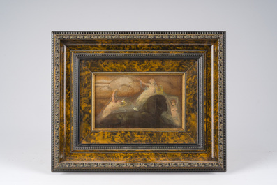 Jan Frans De Boever (1872-1949): 'Chercheuses d'infini', oil on panel, 1930s