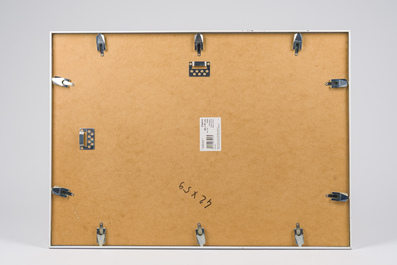 Pierre Alechinsky (1927): 'Dame Taride', ets en lithografie, ed. 17/99, (1990)