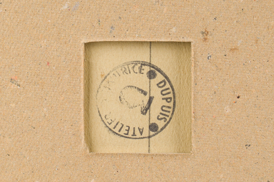 Maurice Dupuis (1882-1959): Dame nue assise, aquarelle sur papier