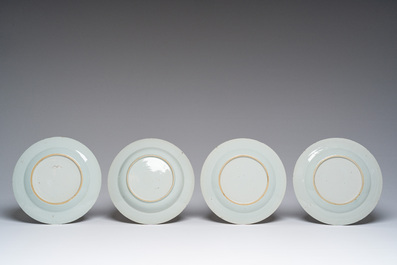A varied collection of Chinese blue, white and Canton famille rose porcelain, 18th/20th C.