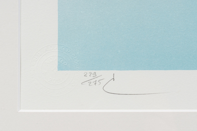 Ren&eacute; Magritte (1898-1967, after): 'Le beau monde', lithograph in colours, ed. 229/275, dated 2011