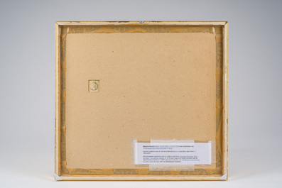 Maurice Dupuis (1882-1959): Dame nue assise, aquarelle sur papier