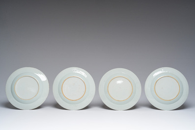 A varied collection of Chinese blue, white and Canton famille rose porcelain, 18th/20th C.