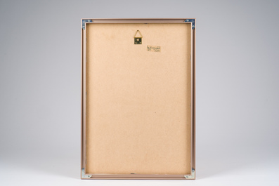 James Ensor (1860-1949): 'Duivels die mij sarren', affiche voor de tentoonstelling bij Salon des Cent in Parijs, kleurenlithografie, [gedateerd 1898]