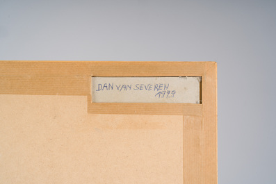 Dan Van Severen (1927-2009): Compositie, tempera op karton, gedateerd 1979