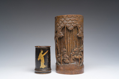 Collection vari&eacute;e d'objets de lettr&eacute;s, Chine, 19&egrave;me/20&egrave;me si&egrave;cle