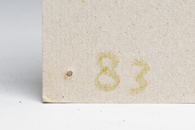 Keith Haring (1958-1990): Zonder titel, stift op karton, gedateerd (19)83