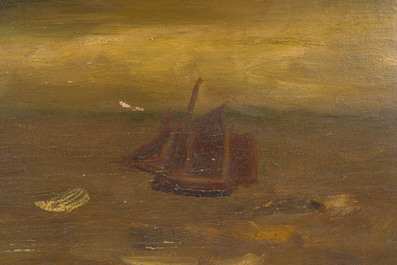 Constant Permeke (1886-1952): Marine, huile sur toile, dat&eacute; 1925