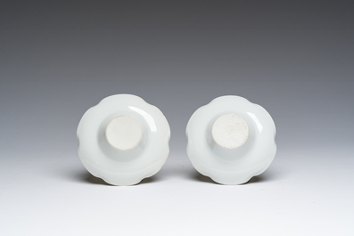 Collection vari&eacute;e en porcelaine de Chine famille rose et rouge monochrome et un canard en jade, 19&egrave;me/20&egrave;me si&egrave;cle