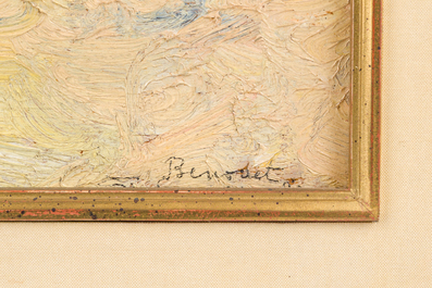Frans Smeers (1873-1960): 'Benodet', huile sur board, dat&eacute; (19)33