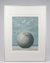 Ren&eacute; Magritte (1898-1967, naar): 'Souvenir de voyage', kleurenlithografie, ed. 244/275, gedateerd 2013