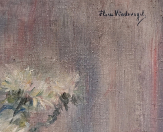 Flore Vindevogel-Geleedts (1866-1938): Still life of flowers, oil on canvas