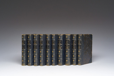 Victor Hugo (1802-1885): Les Mis&eacute;rables, Brussels, Lacroix, Verboeckhoven &amp; Cie, 1862, 10 vols.