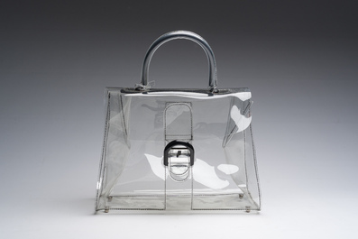 Sac &agrave; main 'Brillant Noces d'Or' en vinyle transparent &agrave; l'occasion du 50&egrave;me anniversaire du mod&egrave;le iconique 'Brillant', Delvaux, Belgium, (2008)
