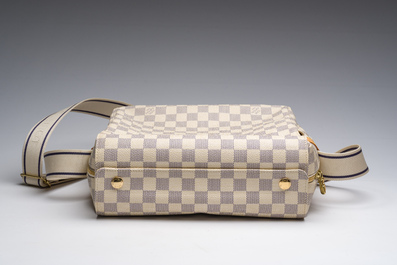 Sac bandouli&egrave;re Louis Vuitton 'Damier Azur Naviglio' avec agenda assorti, 21&egrave;me si&egrave;cle