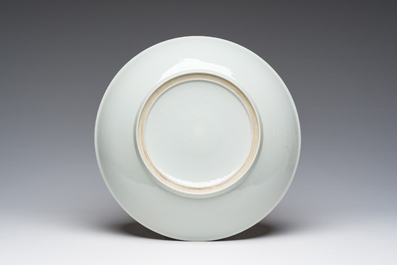 A varied collection of Chinese famille rose, qianjiang cai and blanc de Chine porcelain, 19th/20th C.