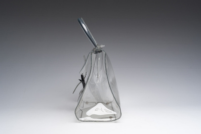 Sac &agrave; main 'Brillant Noces d'Or' en vinyle transparent &agrave; l'occasion du 50&egrave;me anniversaire du mod&egrave;le iconique 'Brillant', Delvaux, Belgium, (2008)