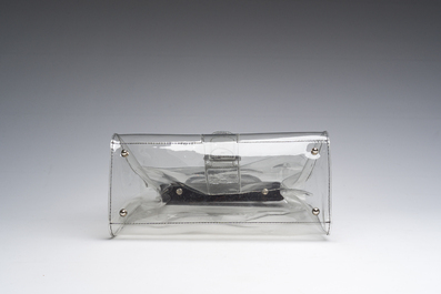 Sac &agrave; main 'Brillant Noces d'Or' en vinyle transparent &agrave; l'occasion du 50&egrave;me anniversaire du mod&egrave;le iconique 'Brillant', Delvaux, Belgium, (2008)
