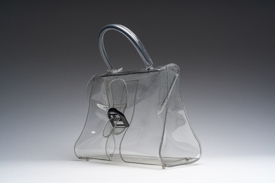 Sac &agrave; main 'Brillant Noces d'Or' en vinyle transparent &agrave; l'occasion du 50&egrave;me anniversaire du mod&egrave;le iconique 'Brillant', Delvaux, Belgium, (2008)