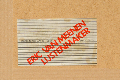 Maurice Langaskens (1884-1946): 'Les charrons', ets, ed. 12/100