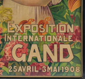Edmond De Maertelaere (1876-1938): Affiche voor de expositie te Gent ter gelegenh. van het eeuwfeest van de Soc. Royale d'Agriculture, gedat. 1908