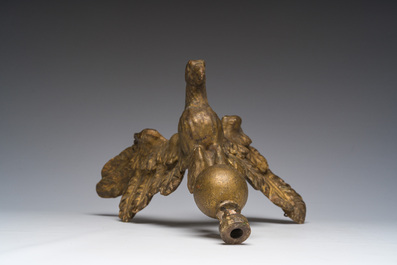 Sculpture du Saint-Esprit en bois dor&eacute; et sculpt&eacute;, 19&egrave;me si&egrave;cle