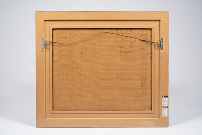 Gaston Bogaert (1918-2008): 'Esculpae', oil on board