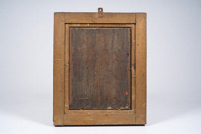 French school, follower of Giovanni Battista Salvi da Sassoferrato (1609-1685): The praying Madonna, oil on panel, late 18th C.