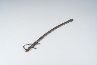 Een Duitse M1811 'Blucher' sabel met bijhorende schede, vroeg 20ste eeuw