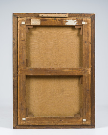 &Eacute;cole flamande, suiveur de Th&eacute;odore Boeyermans (1620-1678): L'extase de sainte Rosalie de Palerme, huile sur toile, vers 1700