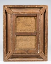 C&eacute;sar De Cock (1823-1904): Sous-bois anim&eacute;, huile sur toile