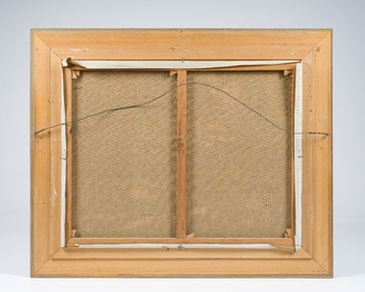 Albert Steel (1917-1984) en Georges Steel (1923-2010): Twee landschappen en een bloemstilleven, olie op doek, jaren '70