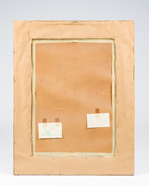 Jules Van de Leene (1887-1962): Zittend vrouwelijk naakt, pastel op papier