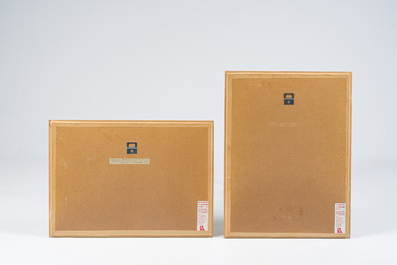 Deux miniatures indiennes et une thangka figurant 'Khasarpani', N&eacute;pal ou Tibet, 19&egrave;me/20&egrave;me si&egrave;cle